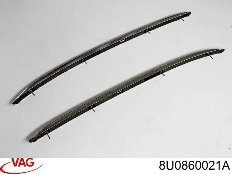 Рейлінг даху лівий 8U0860021A VAG