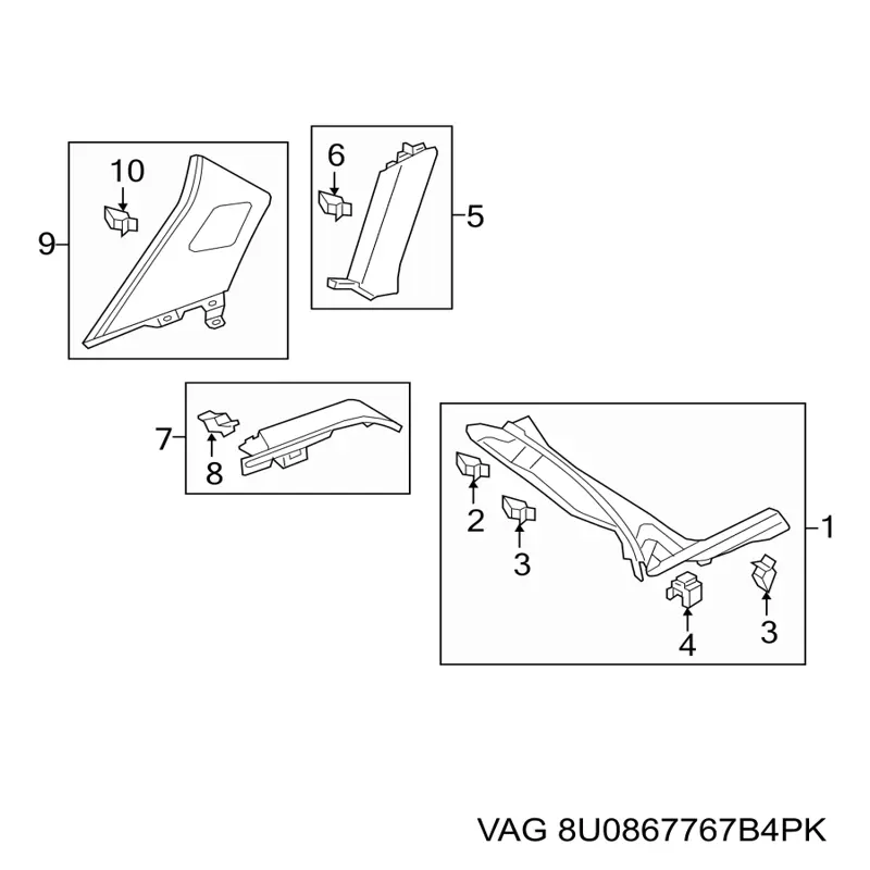 8U0867767B4PK VAG 