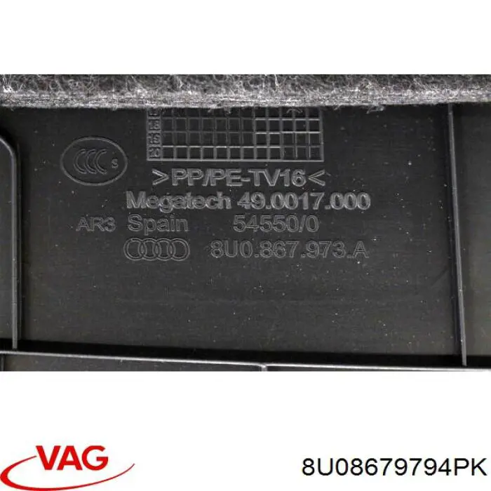 8U08679794PK VAG Пластик п'ятих дверей