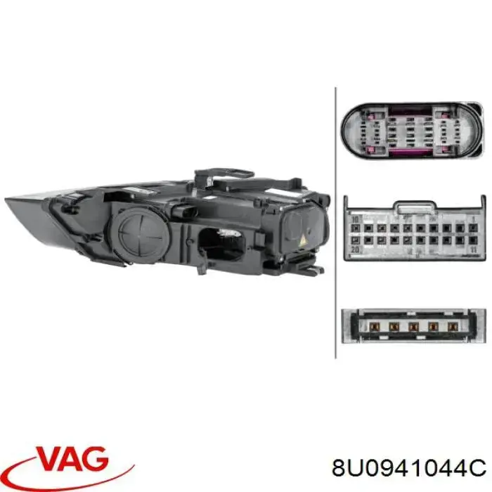 Фара правая Signeda ZAD11001AR ціна, від 442.90 USD