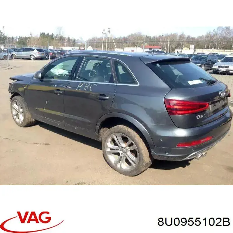 Форсунка омивача фари передньої, правої VAG 8U0955102 ціна, від 15.15 USD