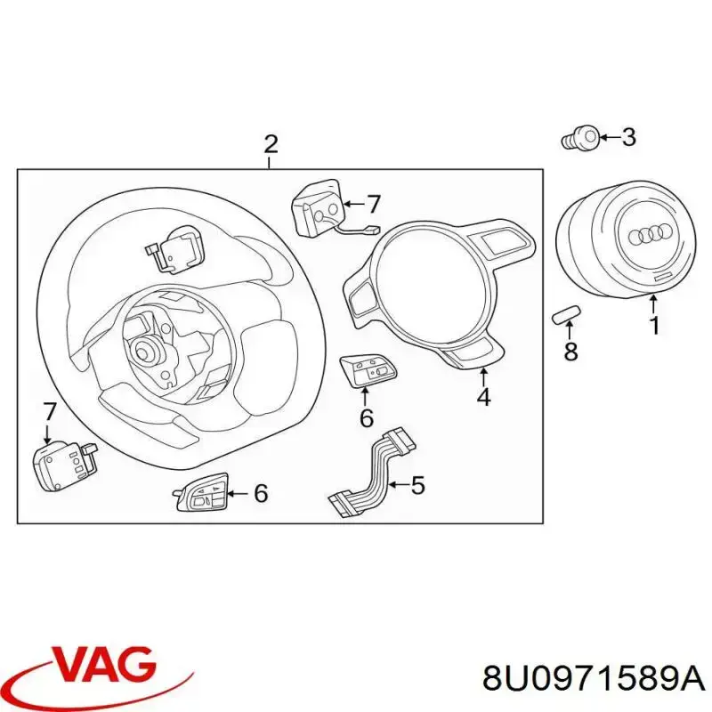8U0971589A VAG 