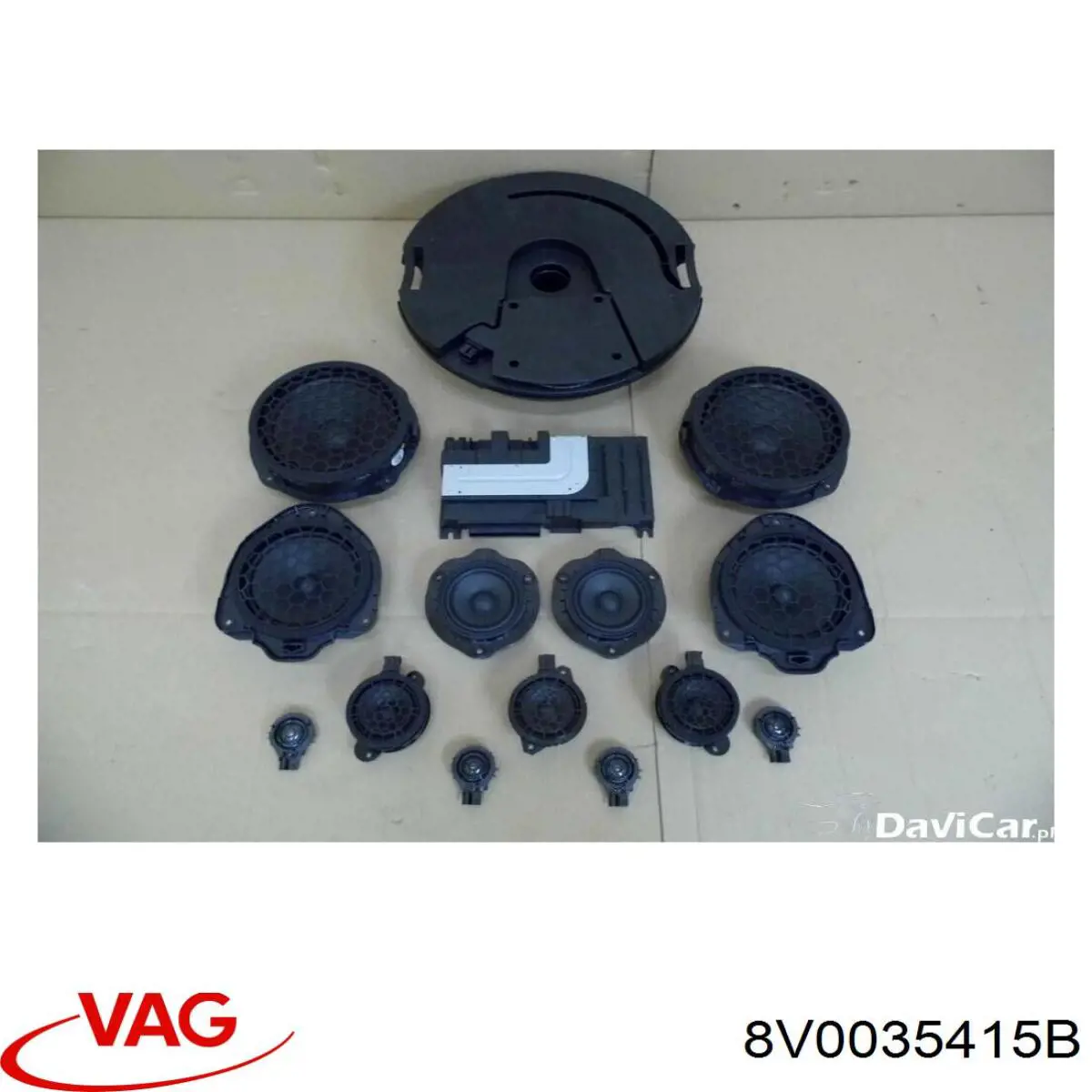 Динамік передньої двері VAG 8V0035415B ціна, від 63.33 USD