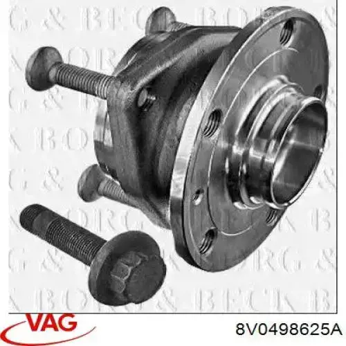 Маточина переднього колеса VAG 8V0498625A