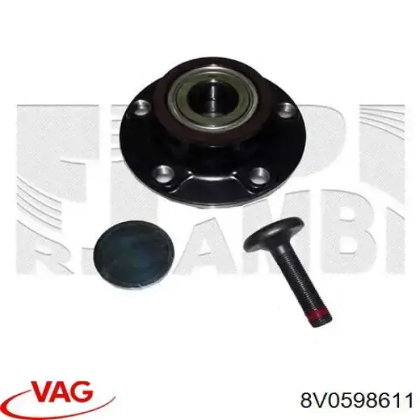 Маточини задніх коліс VAG 8V0598611 ціна, від 24.31 USD