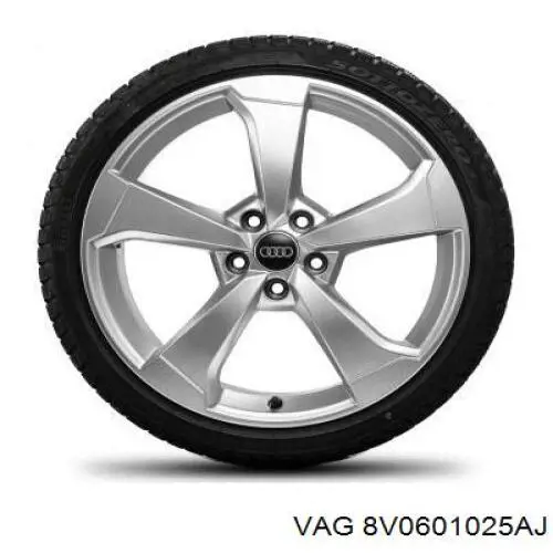 Диски колісні литі (легкосплавні, титанові) VAG 8V0601025AJ ціна, від 733.81 USD
