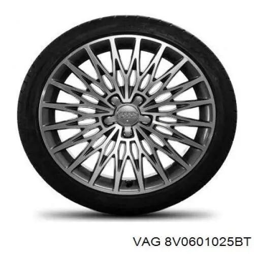 Диски колісні литі (легкосплавні, титанові) 8V0601025BT VAG