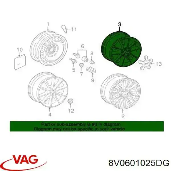  8V0601025DG VAG