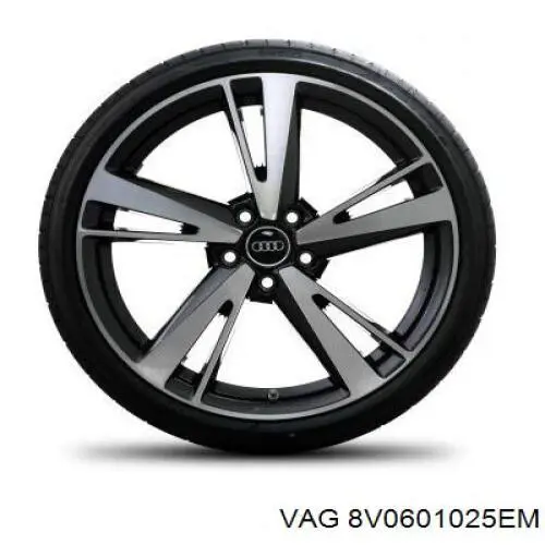 Диски колісні литі (легкосплавні, титанові) VAG 8V0601025EM ціна, від  USD