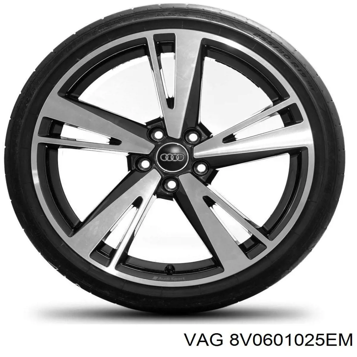 8V0601025EM VAG Диски колісні литі (легкосплавні, титанові)
