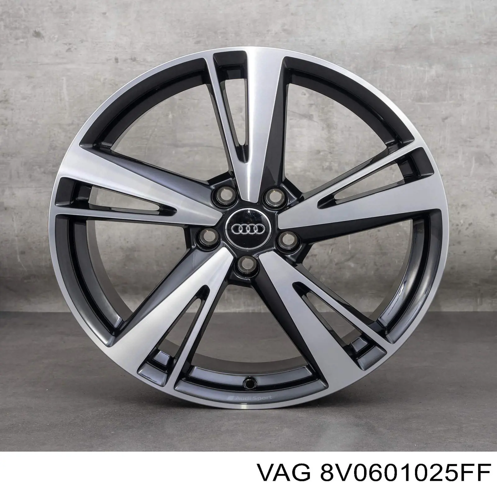 Диски колісні литі (легкосплавні, титанові) VAG 8V0601025FF ціна, від 676.26 USD