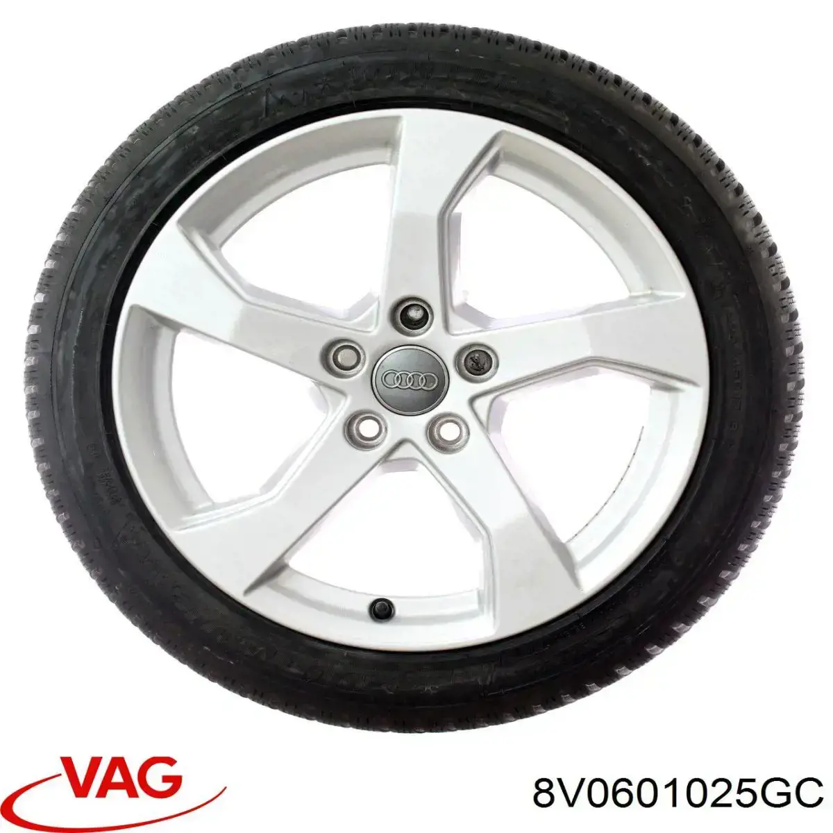 Диски колісні литі (легкосплавні, титанові) VAG 8V0601025GC ціна, від 266.73 USD