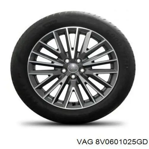 8V0601025EJ VAG Диски колісні литі (легкосплавні, титанові)