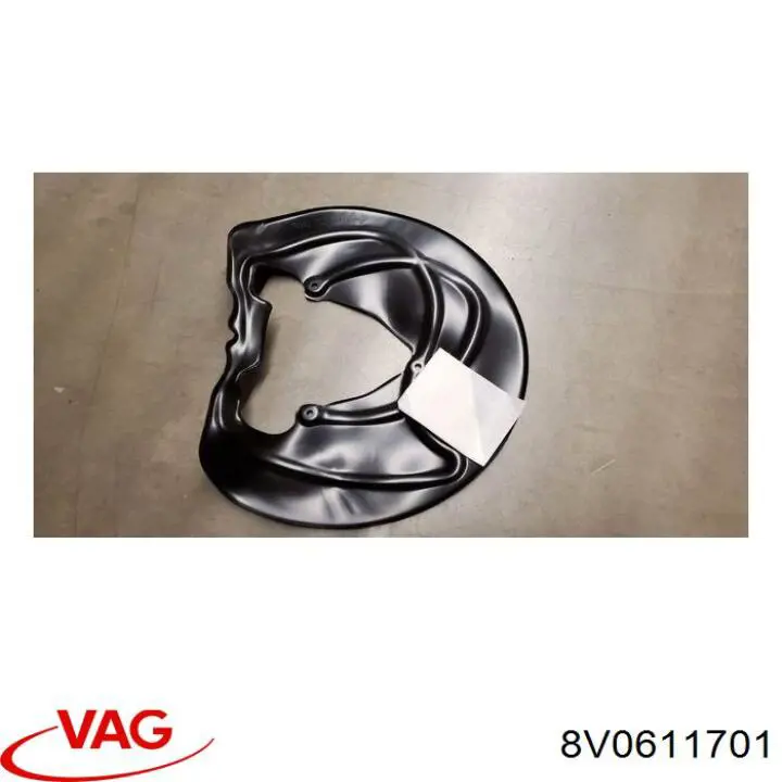 8V0611701 VAG Гнучка гальмівна трубка передня