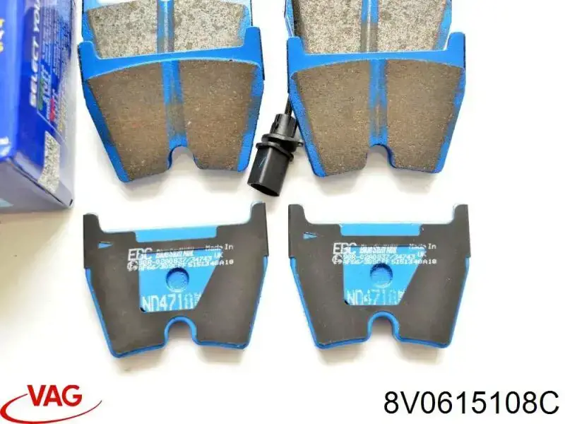 Купити 8V0615108C VAG Супорт гальмівний передній правий