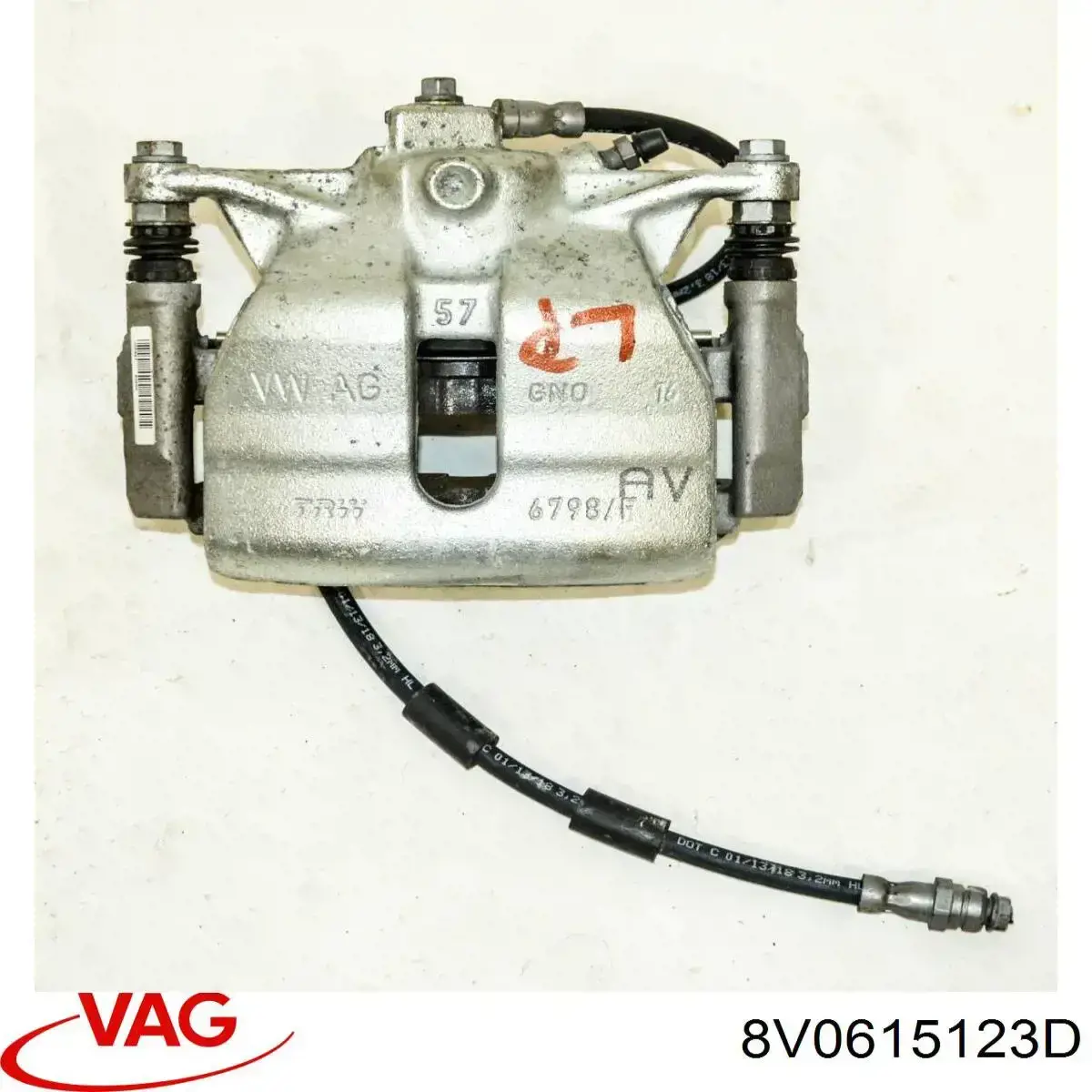 Супорт гальмівний передній лівий 8V0615123D VAG