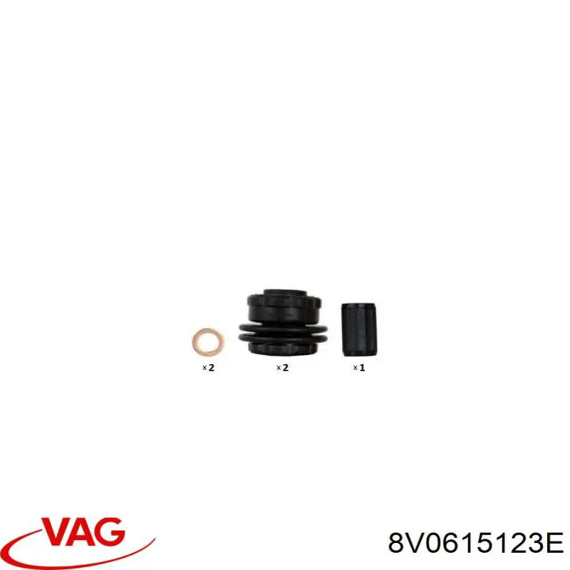 Купити 8V0615123E VAG Супорт гальмівний передній лівий