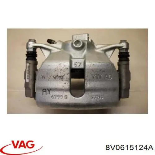 Супорт гальмівний передній правий VAG 8V0615124A ціна, від 19.00 USD