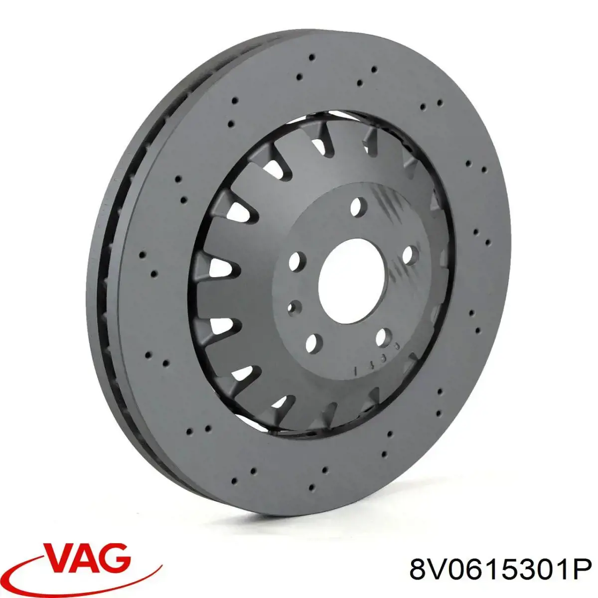 8V0615301P VAG Гальмо дискове переднє