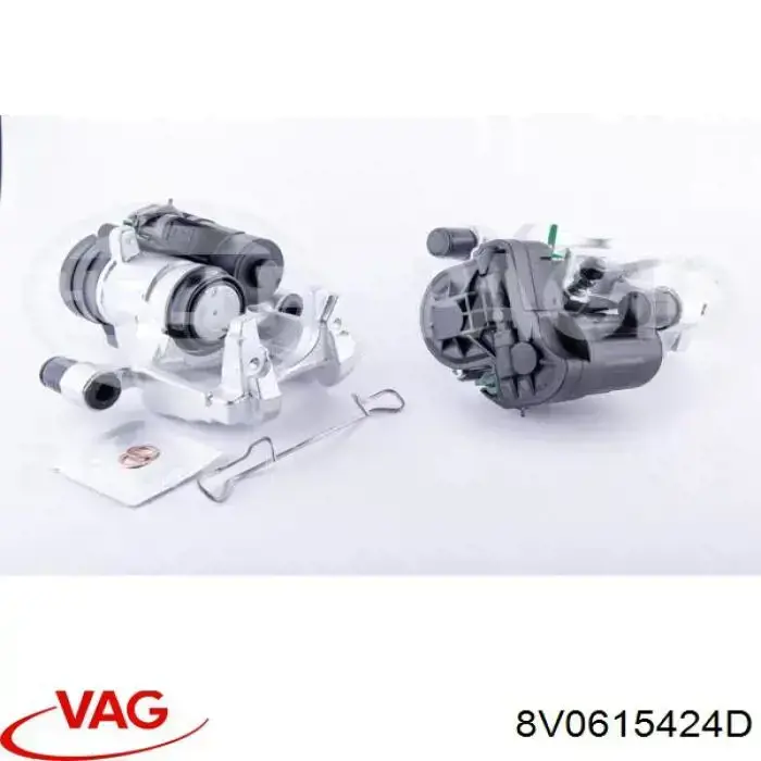 8V0615424D VAG Супорт гальмівний задній правий