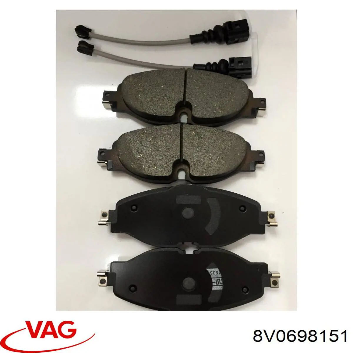 Купити 8V0698151 VAG Колодки гальмівні передні, дискові