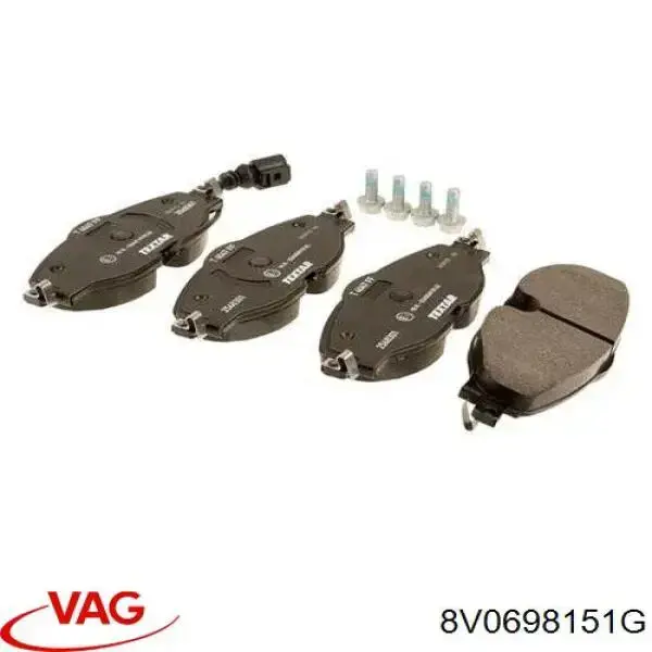 Передні тормозні колодки 8V0698151G VAG