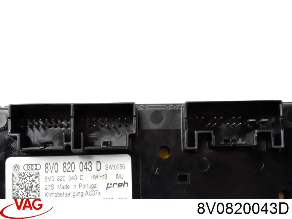 Купити 8V0820043D VAG Блок управління пічкою