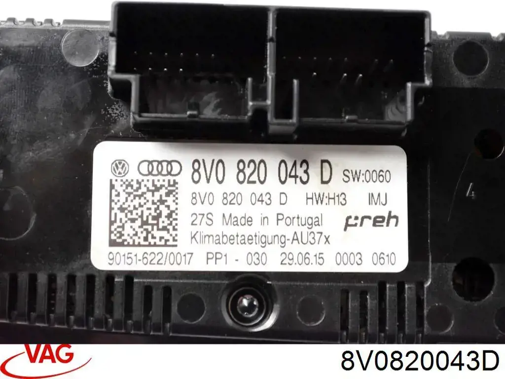 Регулятор вентилятора обігрівача VAG 8V0820043D ціна, від 38.01 USD