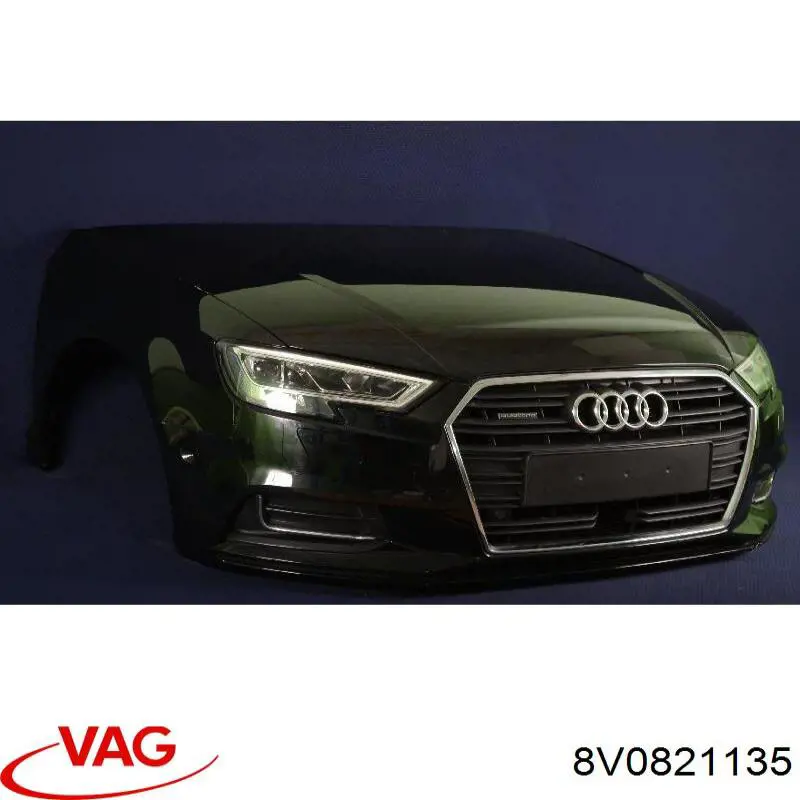 Купити 8V0821135 VAG Кронштейн кріплення крила переднього лівого, передній