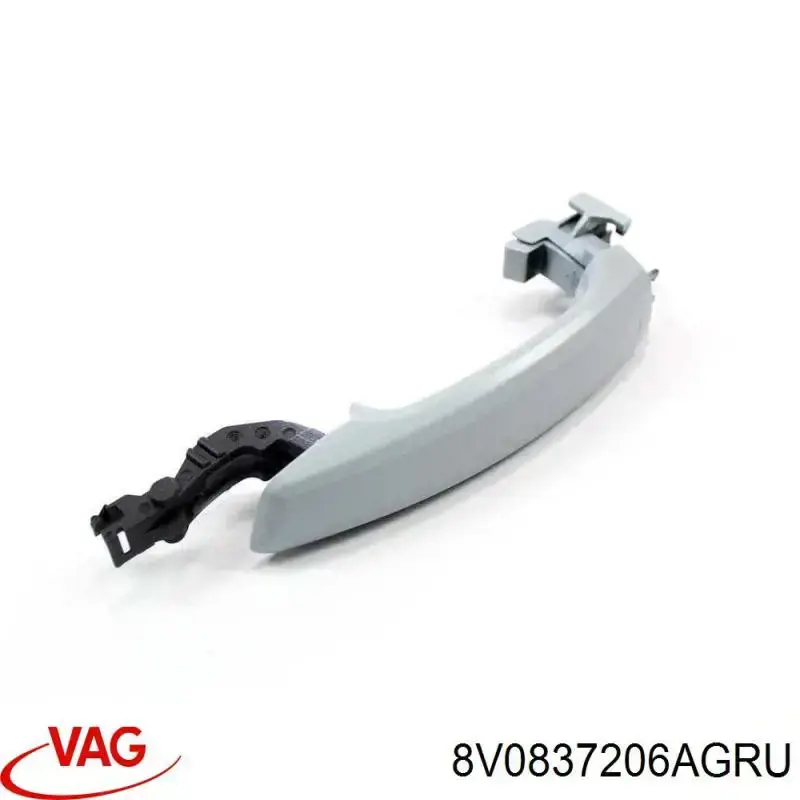 Ручка двері правою зовнішня перед/зад VAG 8V0837206AGRU ціна, від 6.33 USD