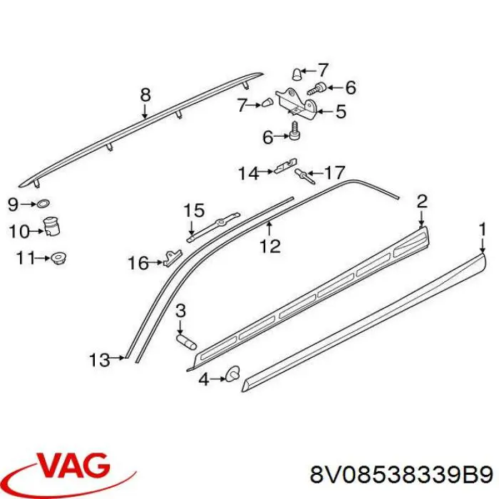 8V08538339B9 VAG 