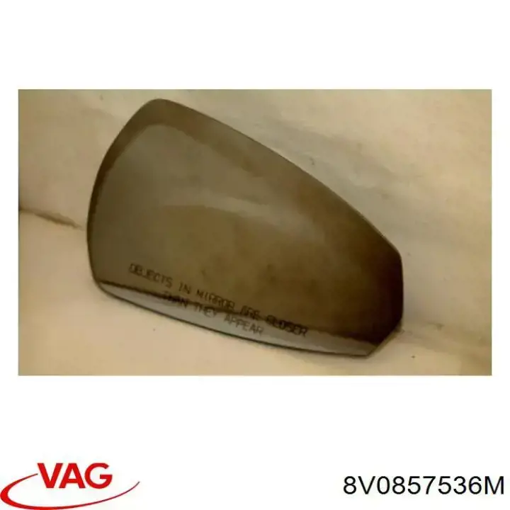 Купити 8V0857536M VAG Дзеркальний елемент правого дзеркала заднього виду