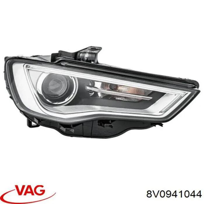 Основна фара - вставка VAG 8V0941044 ціна, від 352.76 USD