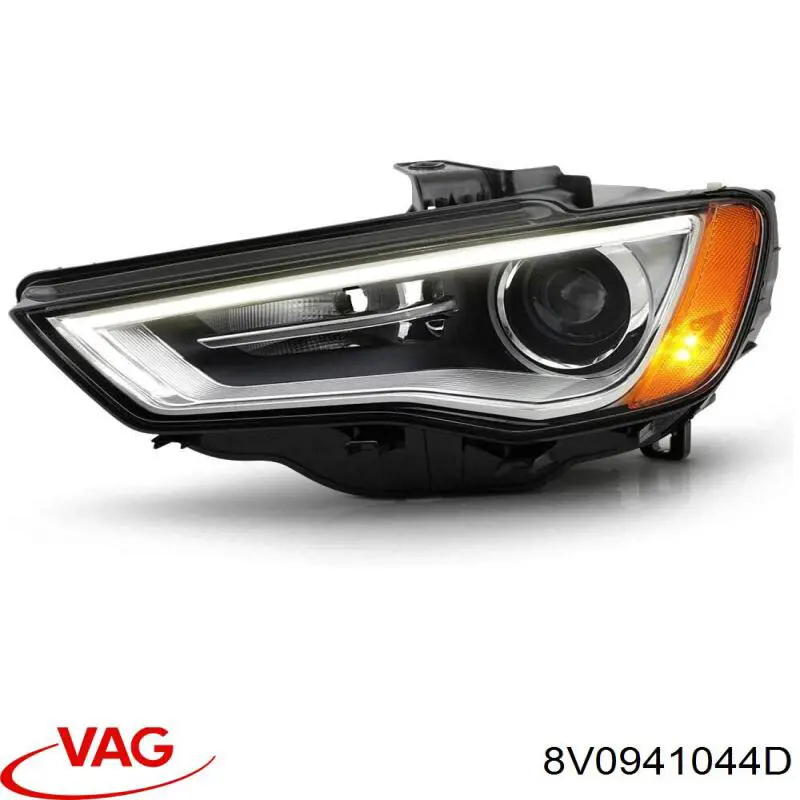Купити 8V0941044D VAG Фара правая