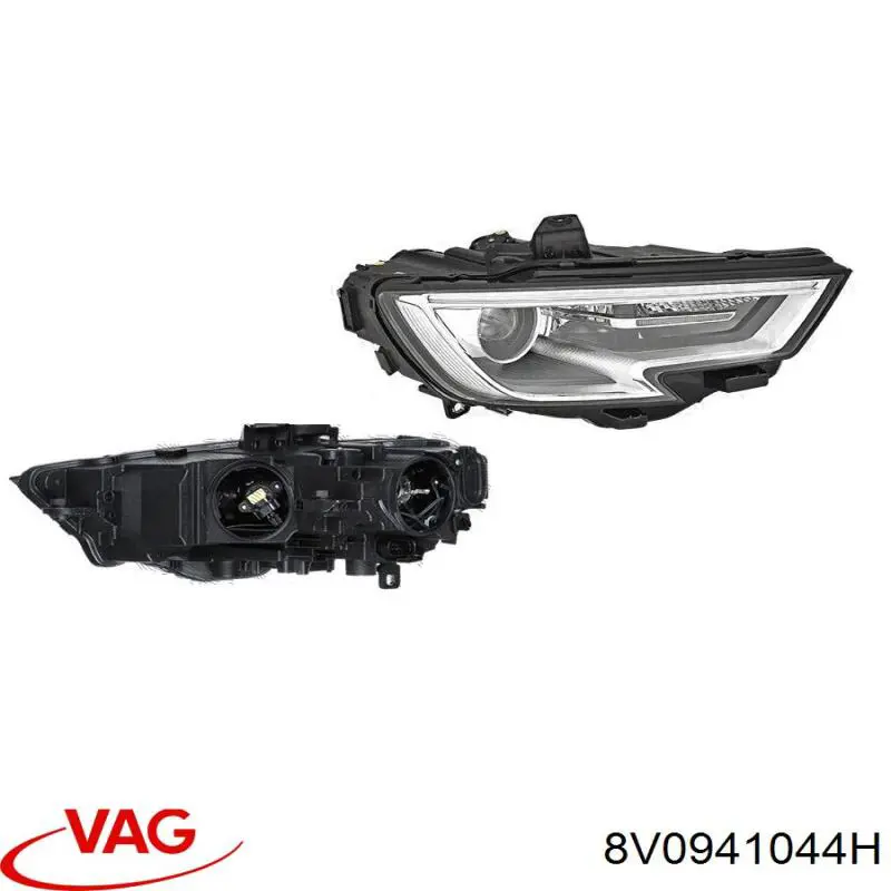 Купити 8V0941044H VAG Права блок фара