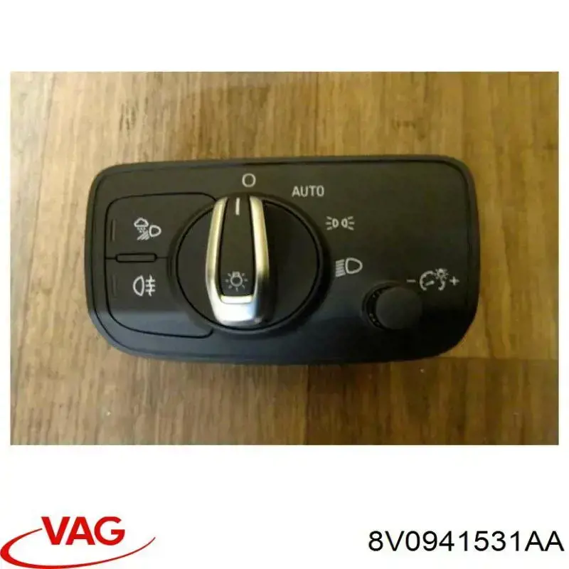 Купити 8V0941531AA VAG Перемикач світла фар, на "торпеді"