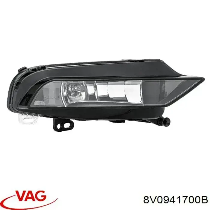 Фара протитуманна, права VAG 8V0941700B ціна, від 31.45 USD