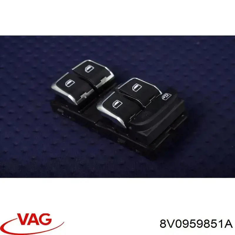 8V0959851A VAG кнопковий блок керування склопідіймачами передній лівий