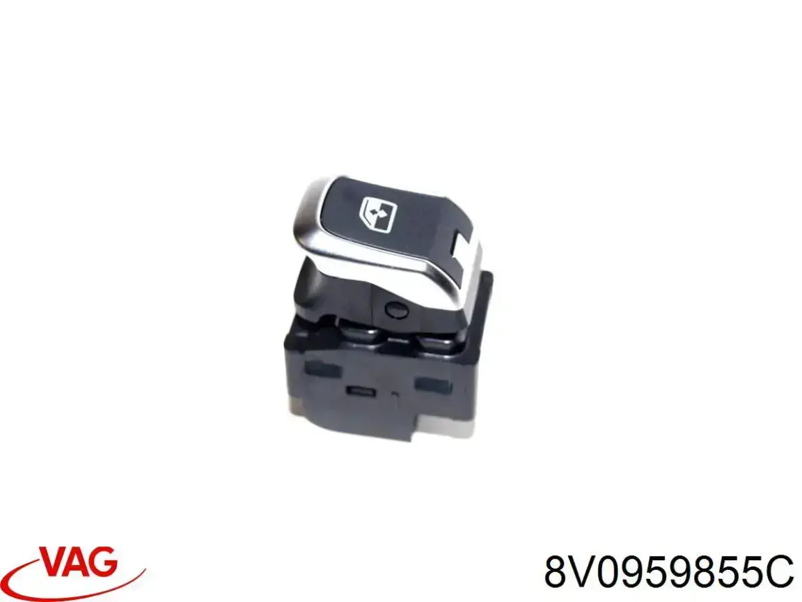 8V0959855C VAG Кнопка підйомника переднього правого скла