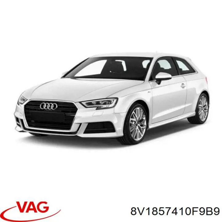Купити 8V1857410F9B9 VAG Дзеркало праве