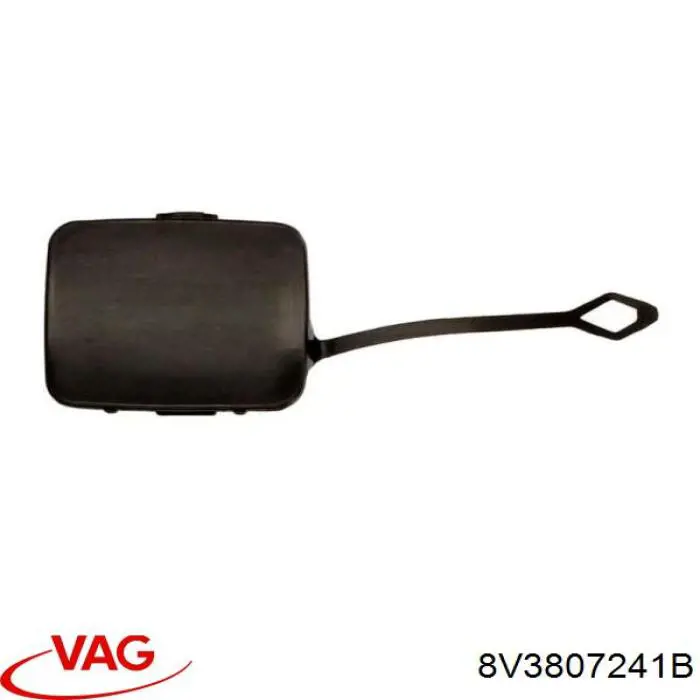 8V3807241B VAG Заглушка бампера буксирувального гака, задня