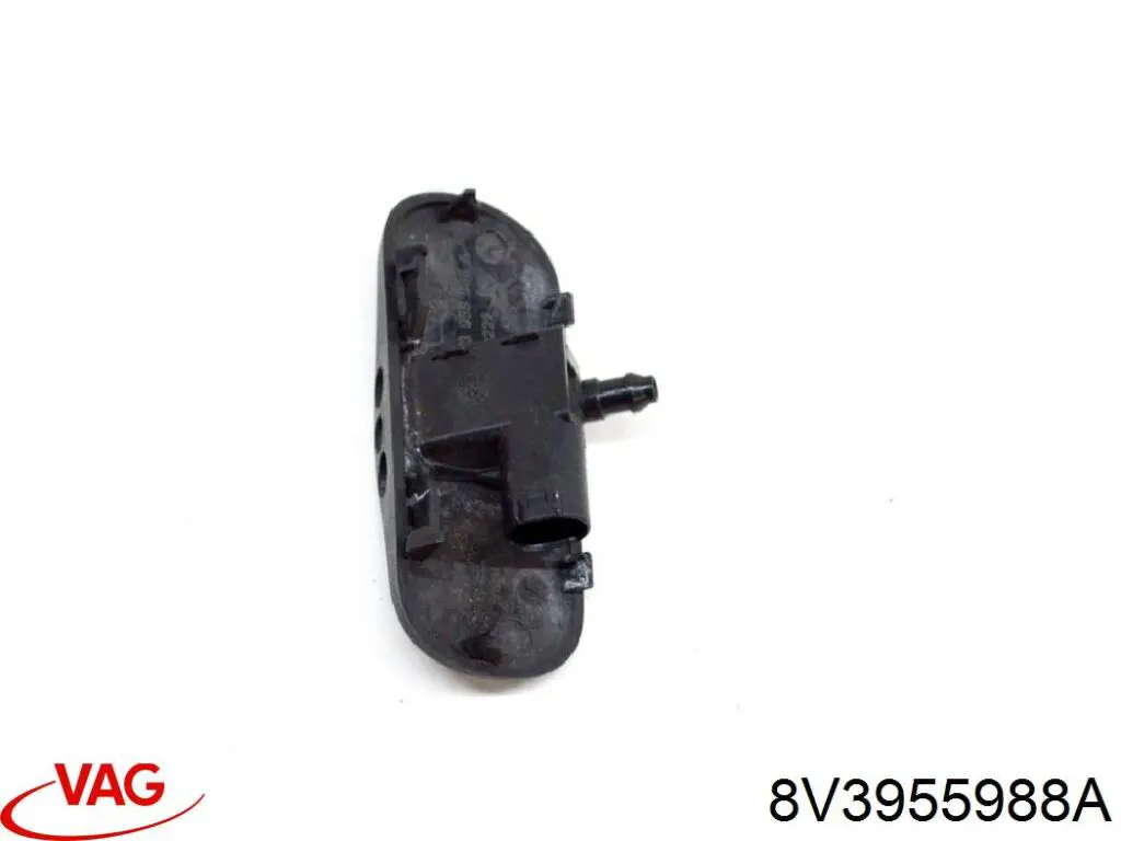 Форсунка омивача скла лобового, права 8V3955988A VAG