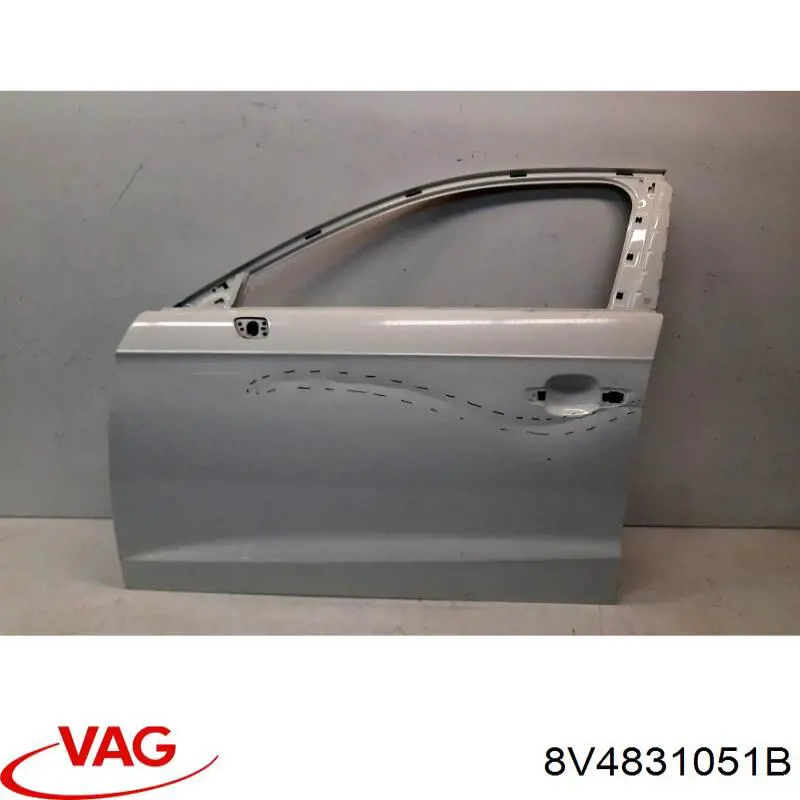 8V4831051B VAG Дверь передня ліва
