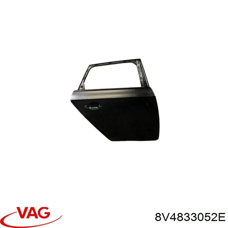 8V4833052E VAG Двері пасажирські задні праві