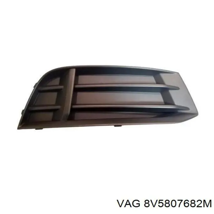 Решітка переднього бампера, права VAG 8V5807682M ціна, від 14.09 USD