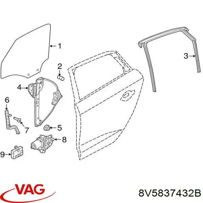8V5837432B VAG 
