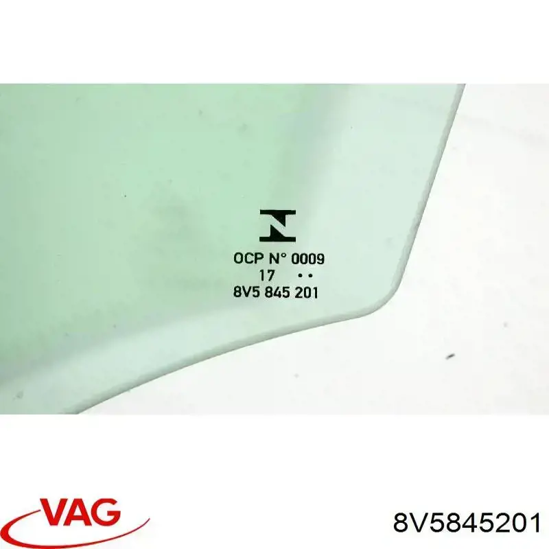 Купити 8V5845201 VAG Скло та ущільнювачі скла вітрового правого/лівого