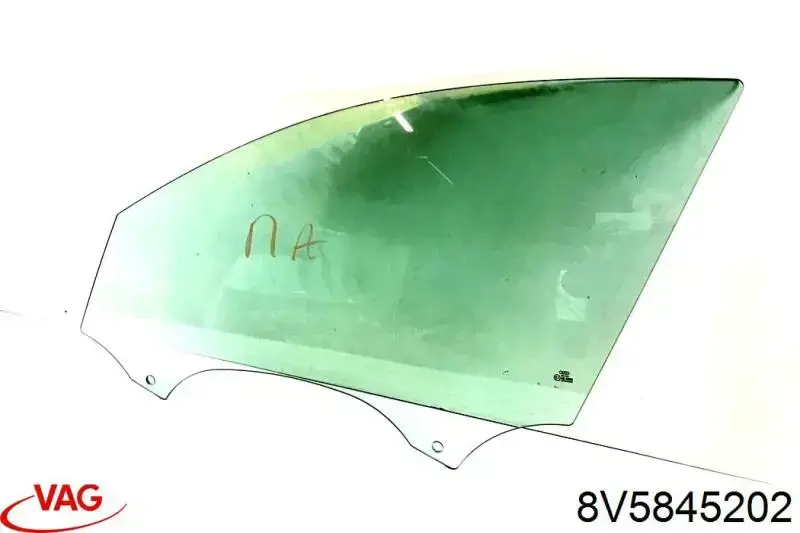 Купити 8V5845202 VAG Скло передніх дверей, правою