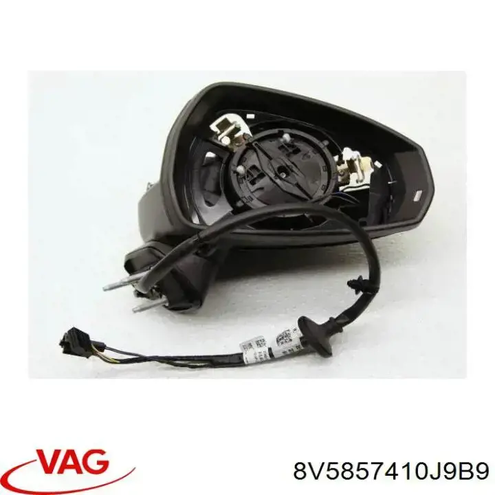 8V5857410J9B9 VAG Праве дзеркало заднього виду