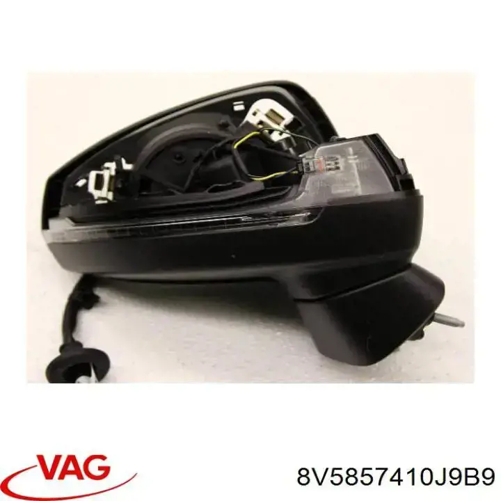 Праве бічне дзеркало VAG 8V5857410J9B9 ціна, від 126.66 USD